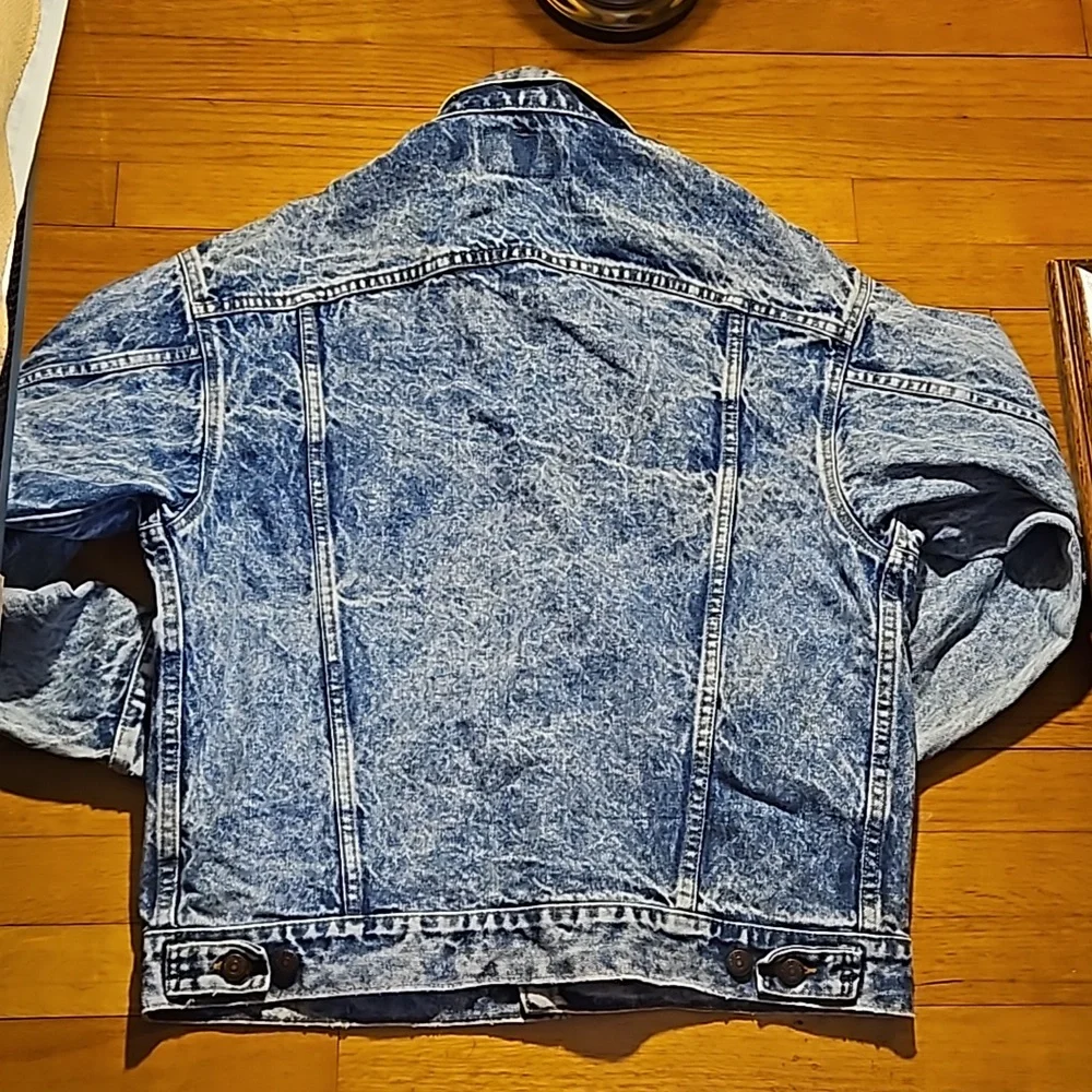 Levi's Vintage Acid Washed Denim Trucker Jacket Med Unisex